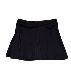 Black Athletic Tennis Skirt